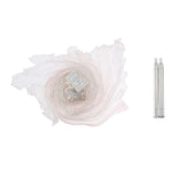 Maxbell 3pcs LED Isis Wing Glow Light Up Belly Dance Costume with Sticks Performance