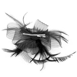 Woman Lady Feather Headband 20s Gatsby Wedding Church Ascot Race Headpieces