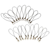 10pcs DIY Mobile Cellphone Keychain Lanyard Charms Strap with lobster clasp