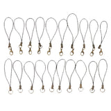 10pcs DIY Mobile Cellphone Keychain Lanyard Charms Strap with lobster clasp