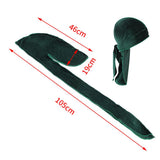 Maxbell 2pcs Unisex Velvet Bandana Durag Headwear Pirate Wrap Hat