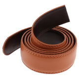 Maxbell 2 Pieces Men Leather Replacement Belt Double Stitch Classic Design Belt 35mm