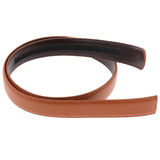 Maxbell 2 Pieces Men Leather Replacement Belt Double Stitch Classic Design Belt 35mm