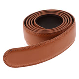 Maxbell 2 Pieces Men Leather Replacement Belt Double Stitch Classic Design Belt 35mm