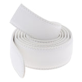 Maxbell 2 Pieces Men Leather Replacement Belt Double Stitch Classic Design Belt 35mm