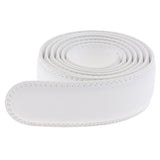 Maxbell 2 Pieces Men Leather Replacement Belt Double Stitch Classic Design Belt 35mm