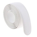 Maxbell 2 Pieces Men Leather Replacement Belt Double Stitch Classic Design Belt 35mm