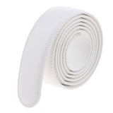 Maxbell 2 Pieces Men Leather Replacement Belt Double Stitch Classic Design Belt 35mm
