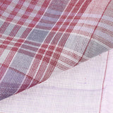 Maxbell 24Pack Men's Plaid Pattern Cotton Handkerchiefs Classic Pocket Square Hanky