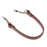 Short Bag Strap Replacement Pu Leather Handbag Handle DIY Bag Belts Coffee