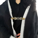 Maxbell 8Pcs Retro Women Shawl Cardigan Sweater Duck Mouth Clips Shirt Collar Clasps