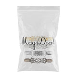 Maxbell 8Pcs Retro Women Shawl Cardigan Sweater Duck Mouth Clips Shirt Collar Clasps