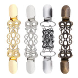 Maxbell 8Pcs Retro Women Shawl Cardigan Sweater Duck Mouth Clips Shirt Collar Clasps