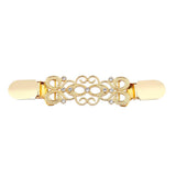 Maxbell 8Pcs Retro Women Shawl Cardigan Sweater Duck Mouth Clips Shirt Collar Clasps