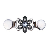 Maxbell 8Pcs Retro Women Shawl Cardigan Sweater Duck Mouth Clips Shirt Collar Clasps