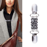 Maxbell 8Pcs Retro Women Shawl Cardigan Sweater Duck Mouth Clips Shirt Collar Clasps