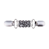 Maxbell 8Pcs Retro Women Shawl Cardigan Sweater Duck Mouth Clips Shirt Collar Clasps