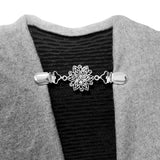 Maxbell 8Pcs Retro Women Shawl Cardigan Sweater Duck Mouth Clips Shirt Collar Clasps