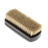 Maxbell Shoes Brush Pig Hair Brush Shoe Shiner Brush Wooden Handle Cleaning Brush