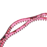 Maxbell Handmade Hair Band Hollow Wave Hair Hoop Headband Hair Accessory Wine Red 1