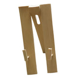 Maxbell 2x Hand Fan Display Stands Bamboo Chinese Folding Fan Holder Base Adjustable