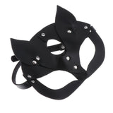 Maxbell Face Mask Rabbit Cat Studded Masquerade Costumes Stud Rivet Cat 3