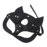 Maxbell Face Mask Rabbit Cat Studded Masquerade Costumes Stud Rivet Cat 3