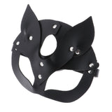 Maxbell Face Mask Rabbit Cat Studded Masquerade Costumes Stud Rivet Cat 3