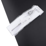 Maxbell Womens Pearls Flower Hair Stick Antique Silver Chopstick Bamboo Leaf Shape