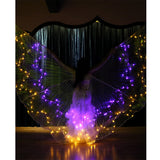 Maxbell India Dance Wings Glow Dress Wings Female Halloween Dance Ornaments Props