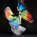 Maxbell Kid's Dance Wings Dancing Butterfly Wing Halloween Dance Accessories Props