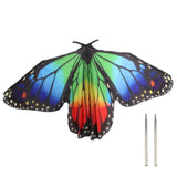 Maxbell Kid's Dance Wings Dancing Butterfly Wing Halloween Dance Accessories Props