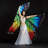 Maxbell Kid's Dance Wings Dancing Butterfly Wing Halloween Dance Accessories Props