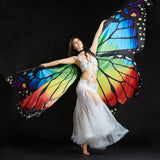 Maxbell Kid's Dance Wings Dancing Butterfly Wing Halloween Dance Accessories Props
