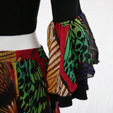 Maxbell Maxbell Gypsy Long Dress Belly Dance Maxi Skirt Set Bollywood Dancing Costumes Black