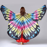 Maxbell India Colorful Angel Isis Wings Glow Dance Wings Girl Party Accessory Props