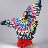 Maxbell India Colorful Angel Isis Wings Glow Dance Wings Girl Party Accessory Props