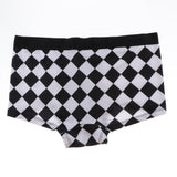Maxbell Mens Sexy Plaid Police Servant Uniform Cosplay Costume Bar Party Underpants
