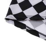 Maxbell Mens Sexy Plaid Police Servant Uniform Cosplay Costume Bar Party Underpants