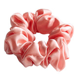 Maxbell Mulberry Silk Hair Scrunchies Elastic Hairband Soft Bobble Hair Tie Rose Red