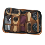 Maxbell Shoe Shine Care Kit Shoe Polish Brush Set for Leather Shoe Boot Daily Care