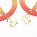 Maxbell Retro Peace Sign Earrings Necklace Jewelry Set 1960's Party Fancy Costumes