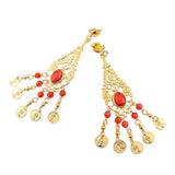 Maxbell Women Belly Dance Accessories - Earrings/Necklace/Head Chain Ear Clip
