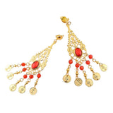 Maxbell Women Belly Dance Accessories - Earrings/Necklace/Head Chain Ear Clip