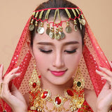 Maxbell Women Belly Dance Accessories - Earrings/Necklace/Head Chain Ear Clip