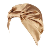 Maxbell Womens Silky Beanie Hat Hair Loss Chemo Cap Turban Sleep Cap Khaki