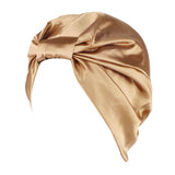 Maxbell Womens Silky Beanie Hat Hair Loss Chemo Cap Turban Sleep Cap Khaki