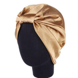 Maxbell Womens Silky Beanie Hat Hair Loss Chemo Cap Turban Sleep Cap Khaki