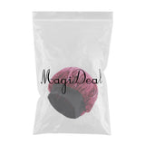 Maxbell Women Floral Night Sleep Cap Hair Bonnet Hat Head Cover Turban Wrap Wine Red