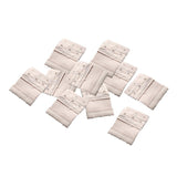 Maxbell 10 Pieces 3 Hook Bra Extender Bra Extension Strap Underwear Belt Beige